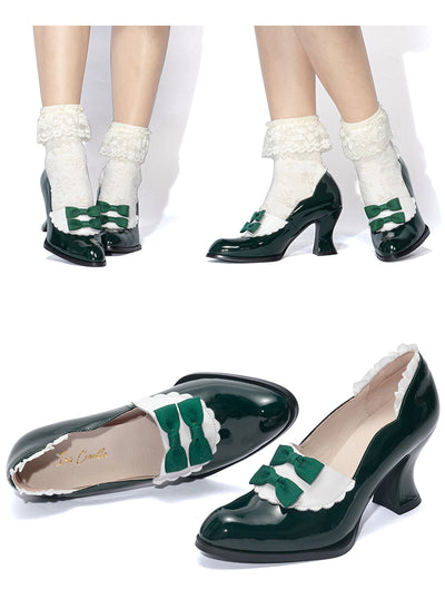 Iris Corolla~Edward~Retro Wedding Lolita High Heels   