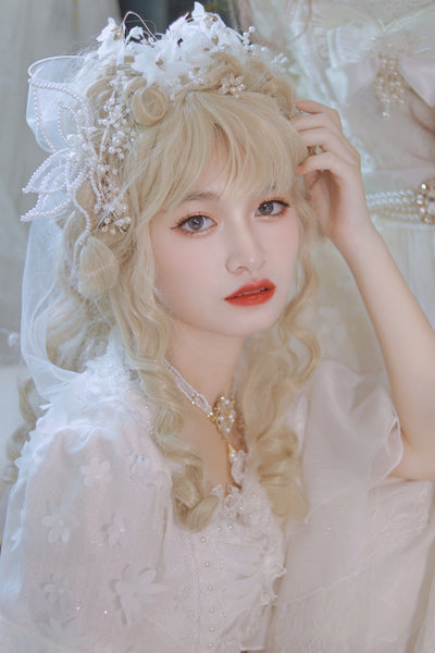 One Night~Flower Wish~Flower Wedding Lolita OP   