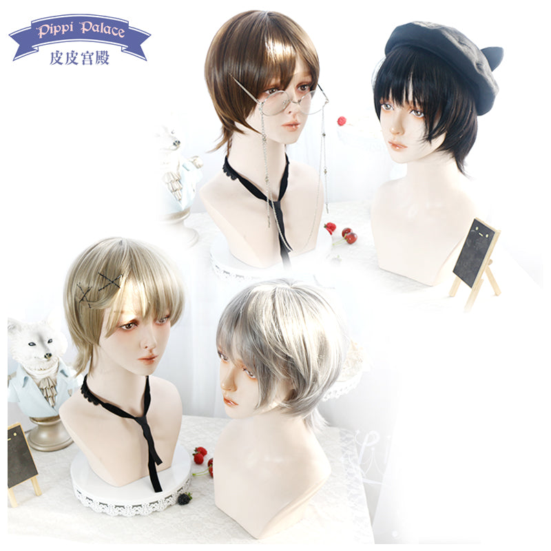 Pippi Palace - Short Straight Multicolor Lolita Wig