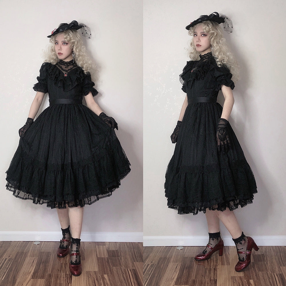 Miss Point - Woody Rose - Pure Color Lolita OP