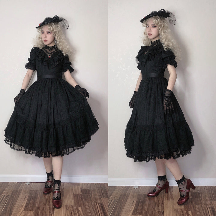 Miss Point~Woody Rose~Pure Color Lolita OP   