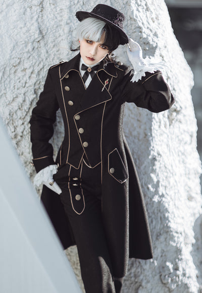 Immortal Thorn~Forever Paperless Covenant~Retro Ouji Lolita Coat   