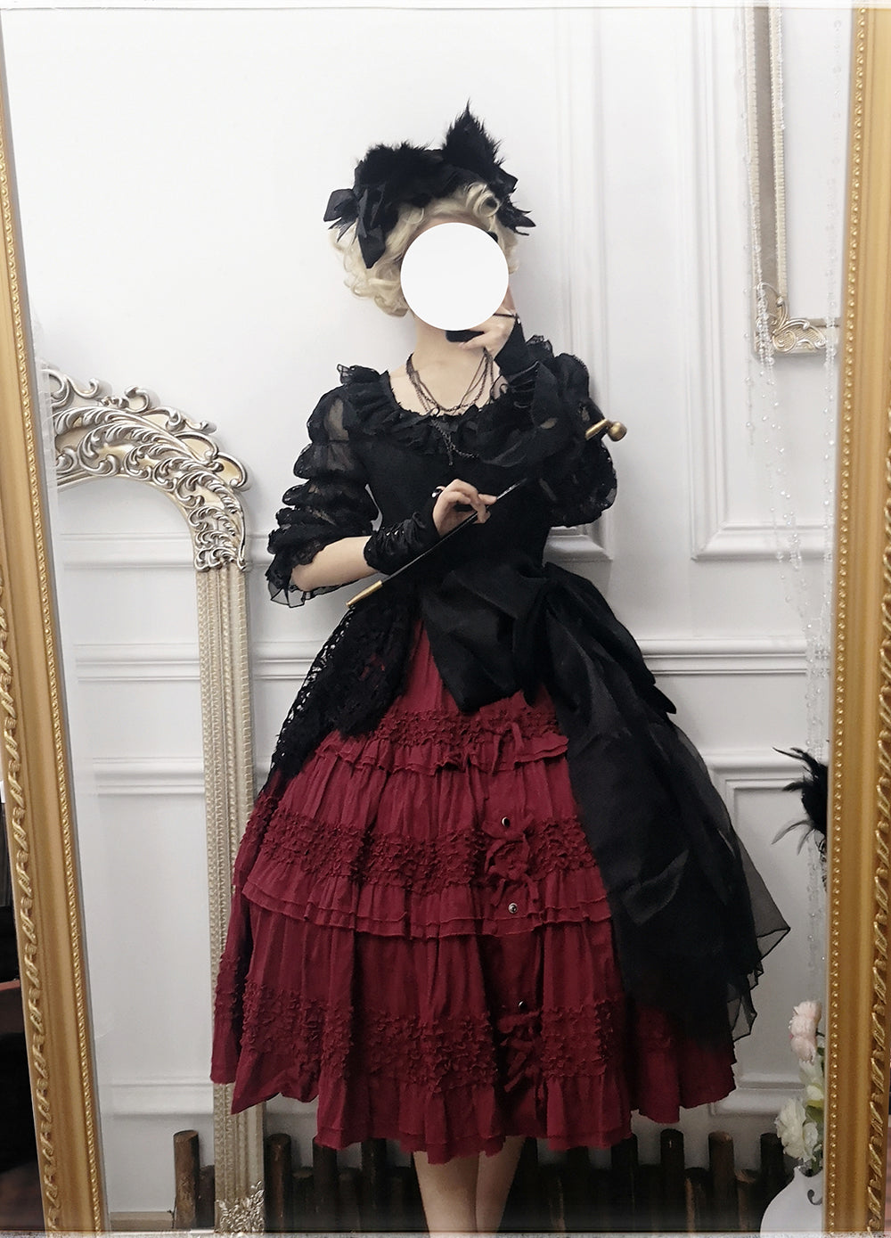 Miss Point~The Sally Gardens~Lotus Root Sleeve Lolita Blouse 8494:91258