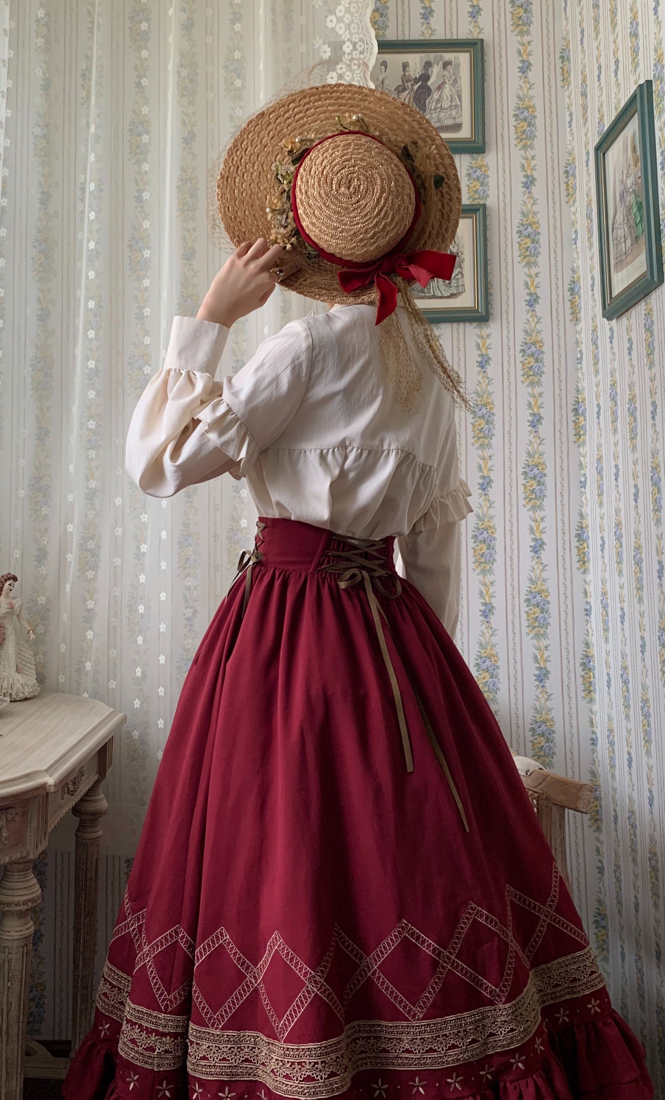 Yuan Su - Elegant Solid Color Lolita SK