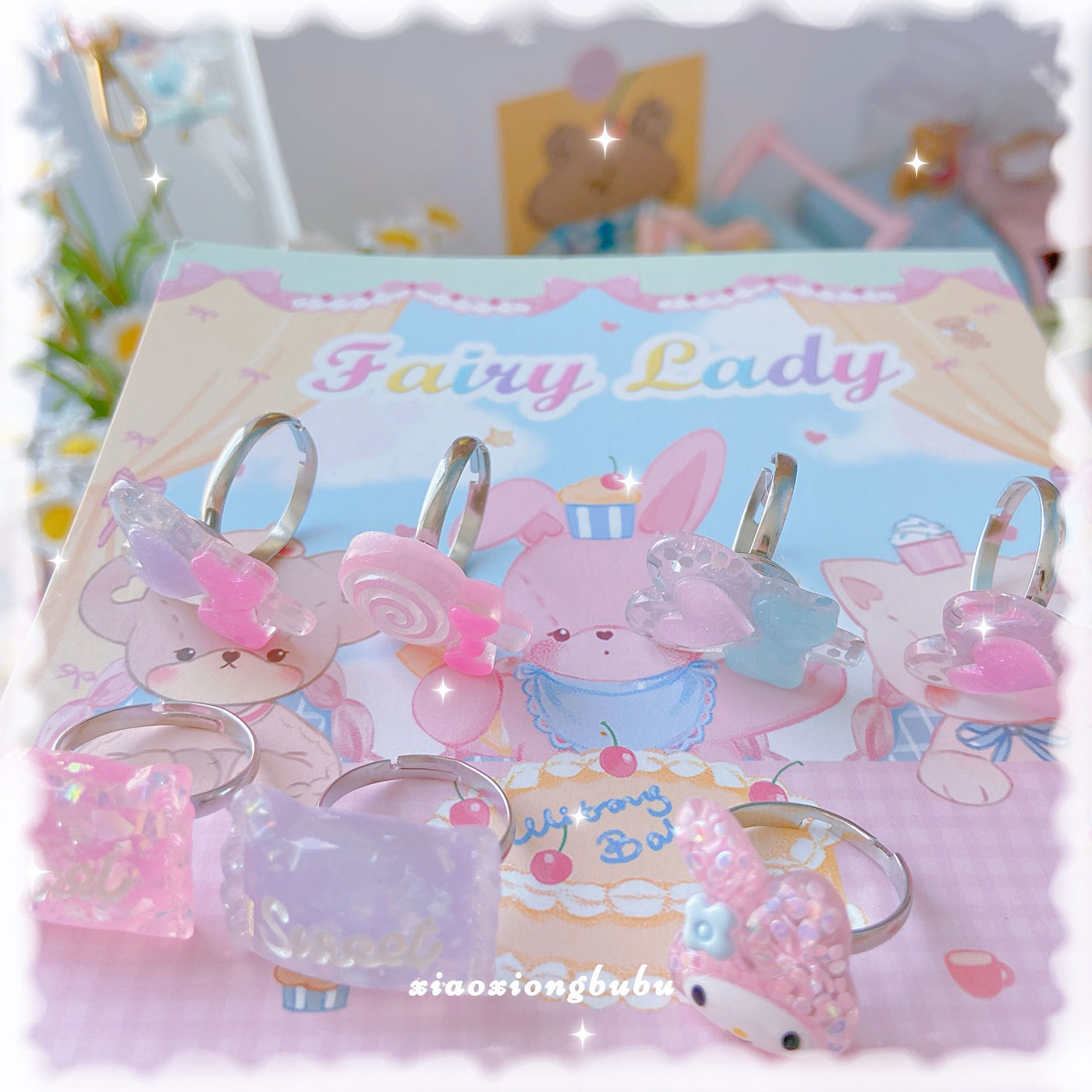 (Buyforme)Bear Doll~Kawaii Lolita Ring Sweet Lolita Accessory   