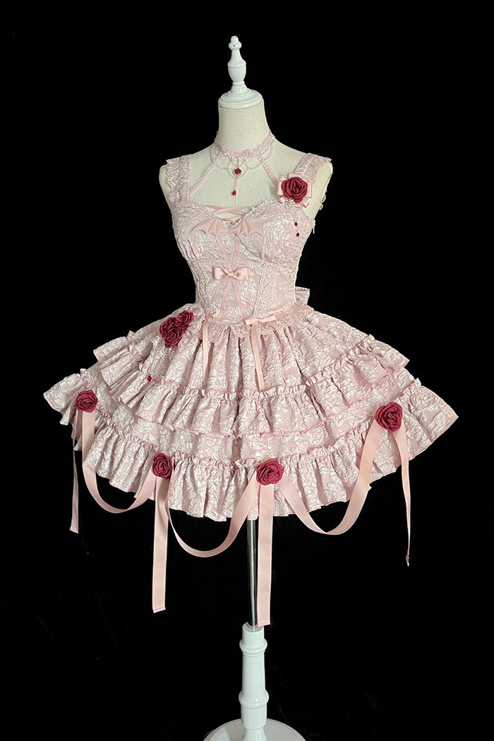 Alice Girl~Bloody Rose~Gothic Lolita Dress JSK Set   