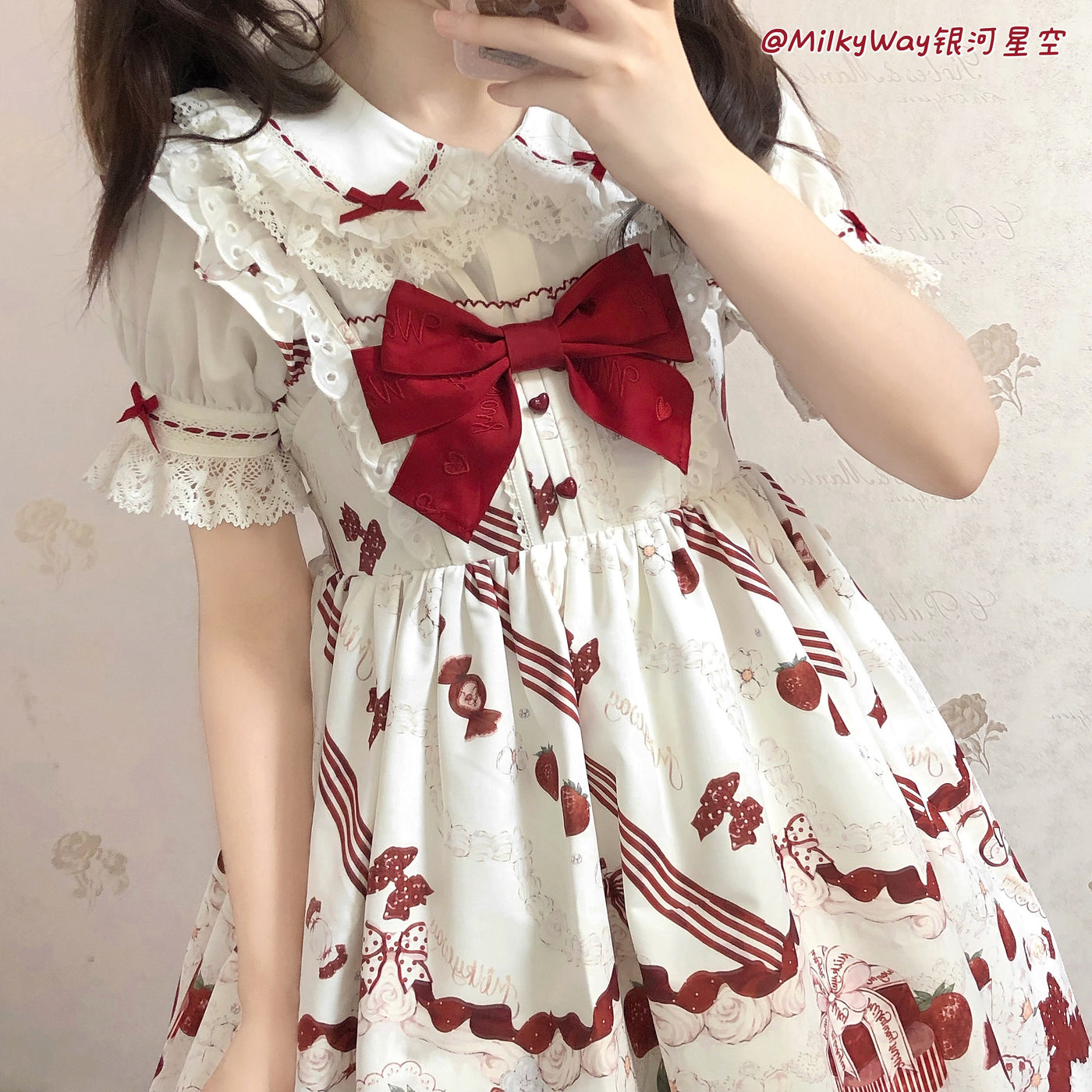 Milky Way~Little Strawberry Lolita JSK Dress   