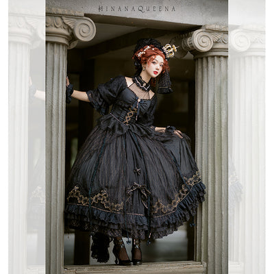 Hinana Queena~Fairy Tour~Carnival Gorgeous Lolita OP Dress   