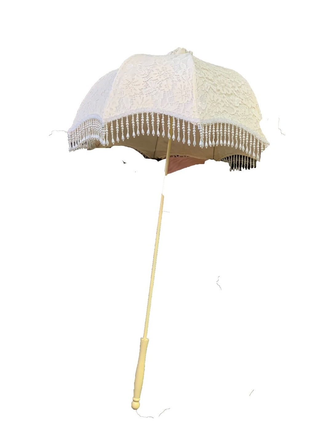 European Victorian Style Pearl Tassel Lolita Parasol