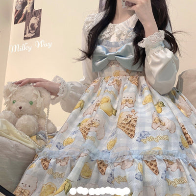 Milky Way~Lemon Puppy Lolita JSK Dress   