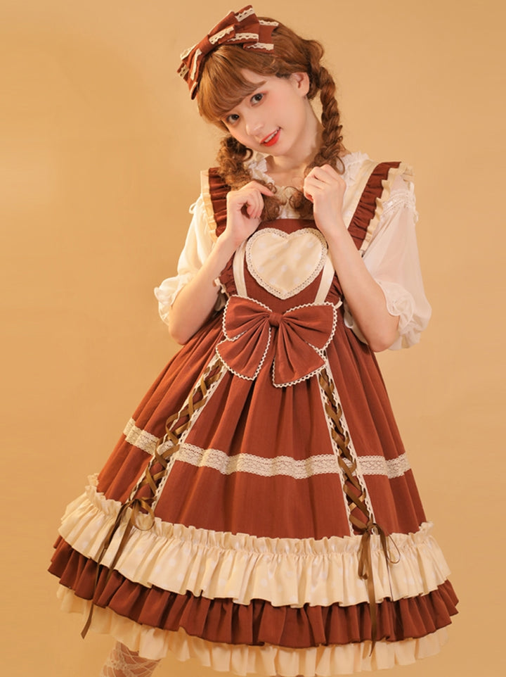 Eieyomi~Sweet Lolita Cotton Princess JSK Dress   