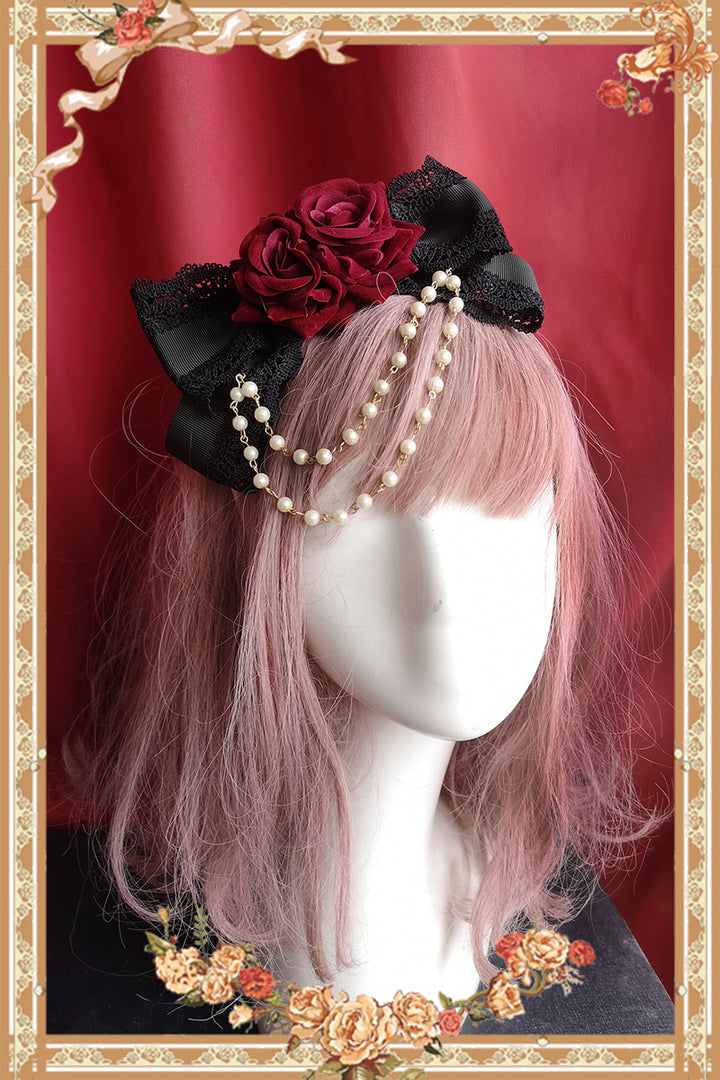 Infanta~Elegant Lolita Headdress Flower Clip   