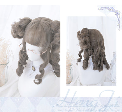 Hengji~Daydream Girl ~42cm Lolita Curly Wig   