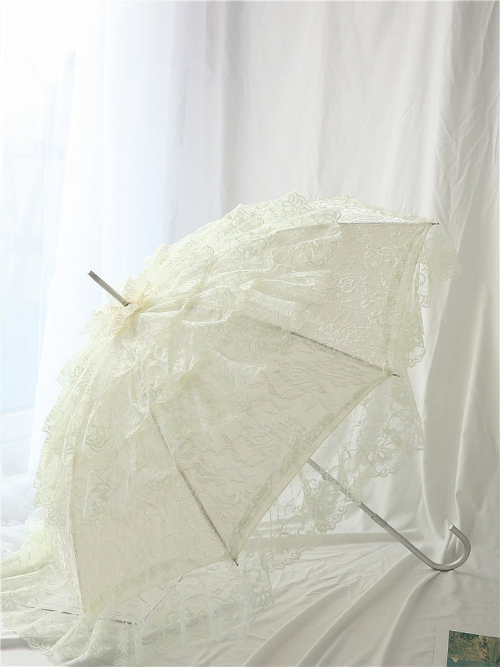 Sweet Lolita Princess Dreamy Lace Lolita Parasol Multicolors   