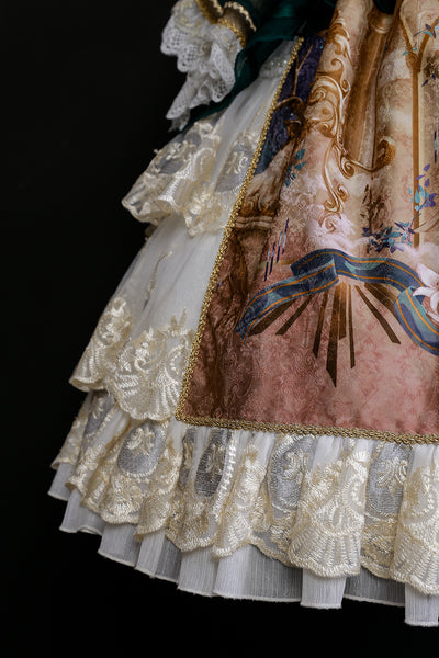 Your Princess~Deer Carol~Classic Lolita Princess OP Dress   
