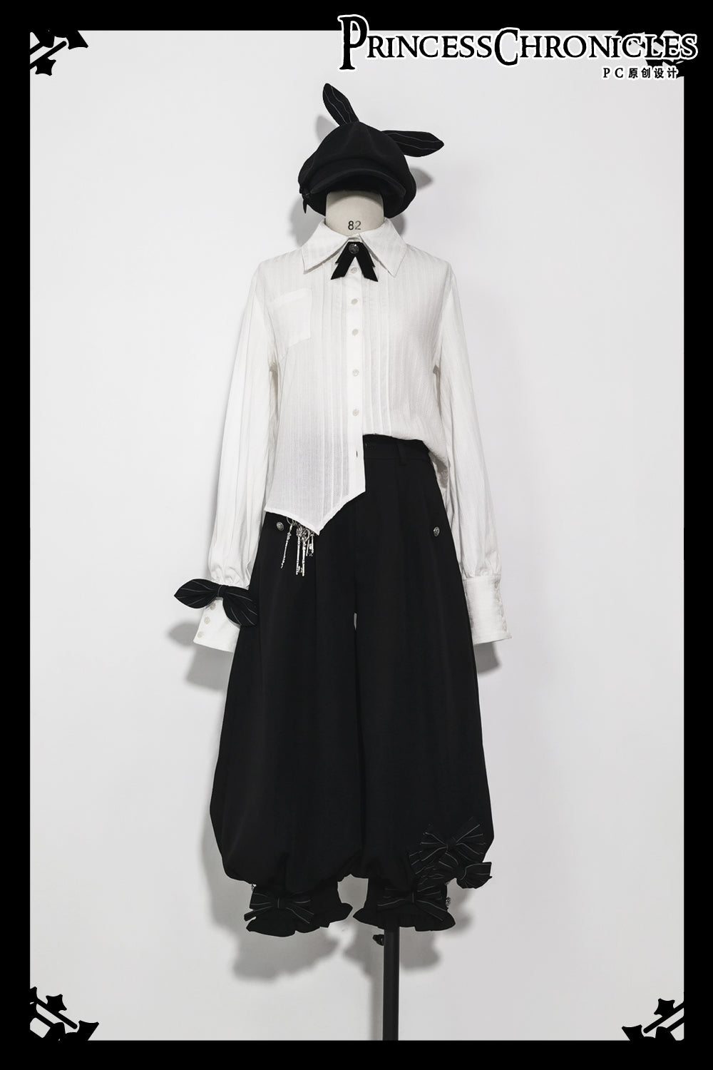Princess Chronicles - Secret Morning News - Vintage Ouji Lolita Vest Blouse Bloomers