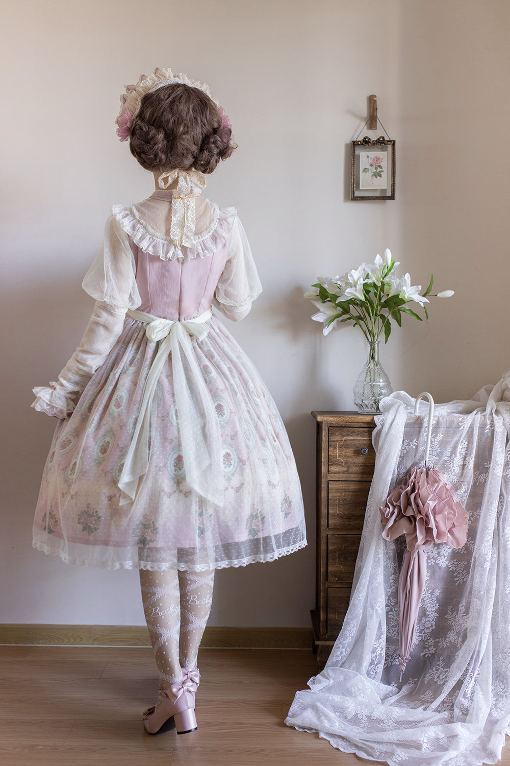 Miss Point~Elegant Lolita OP Dress Long Sleeve   
