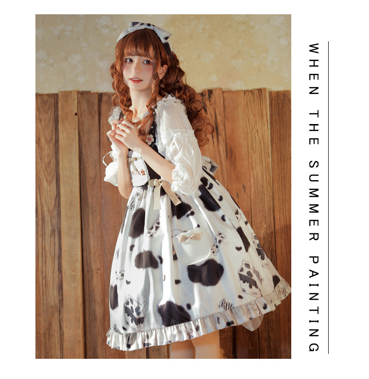 Eieyomi- Sweet Milk Candy - Kawaii Lolita JSK