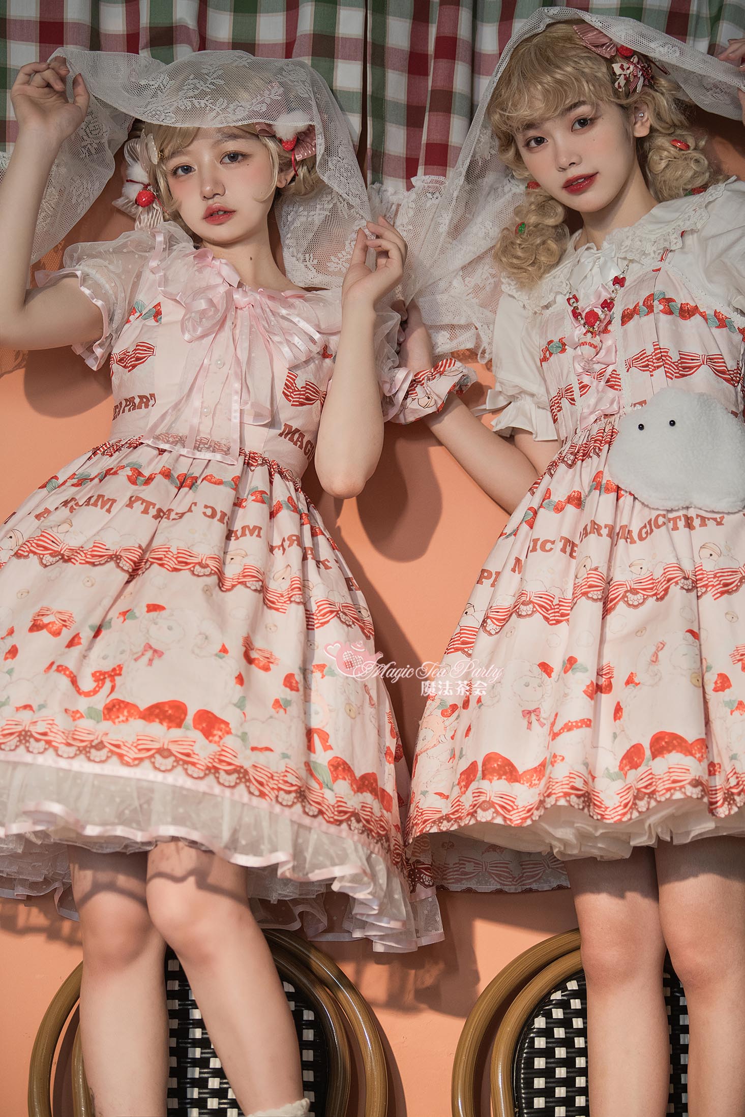 やっちゃん 様 strawberryThief Strawberry Sheep Pattern Lolita JSK