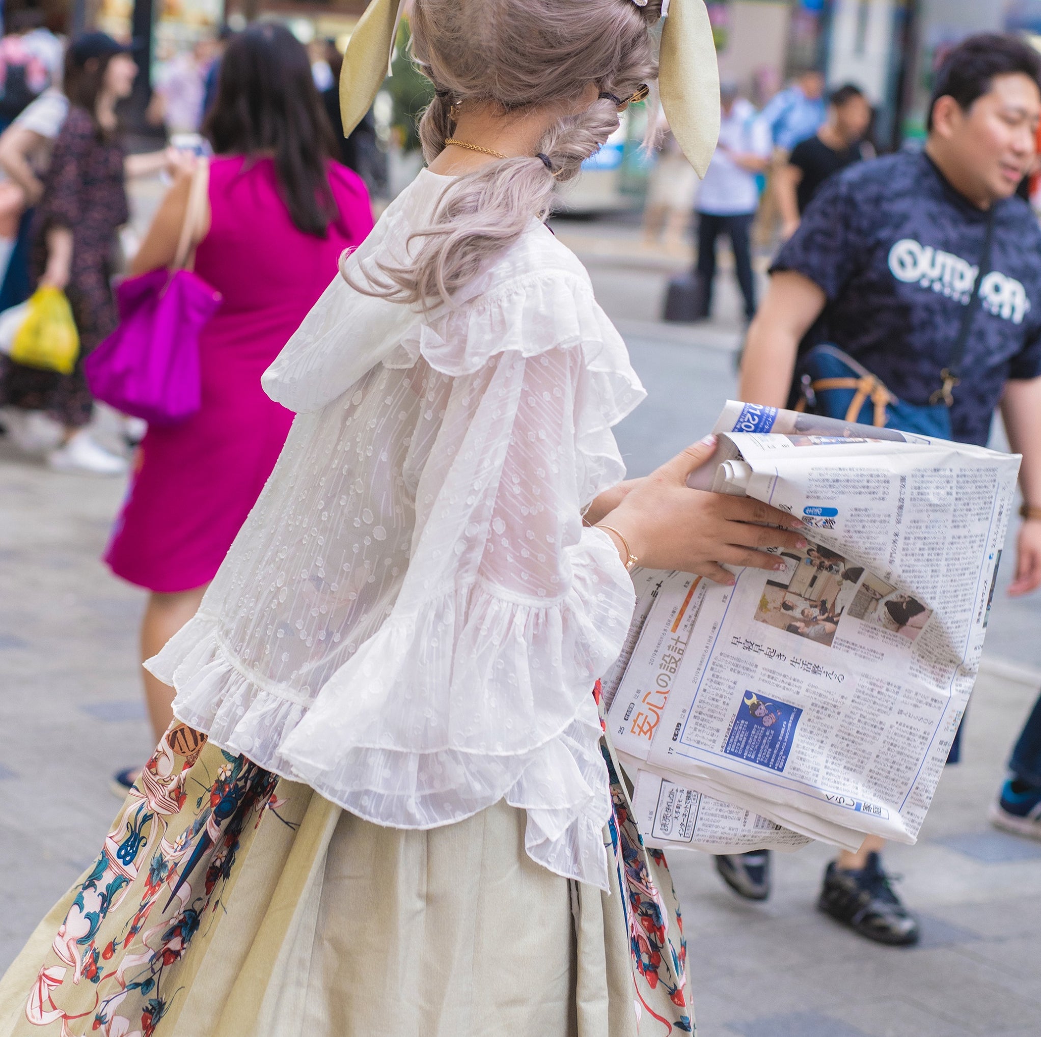 YuanSu - White Sun-proof Dual Use Lolita Cardigan One Size flower cutting