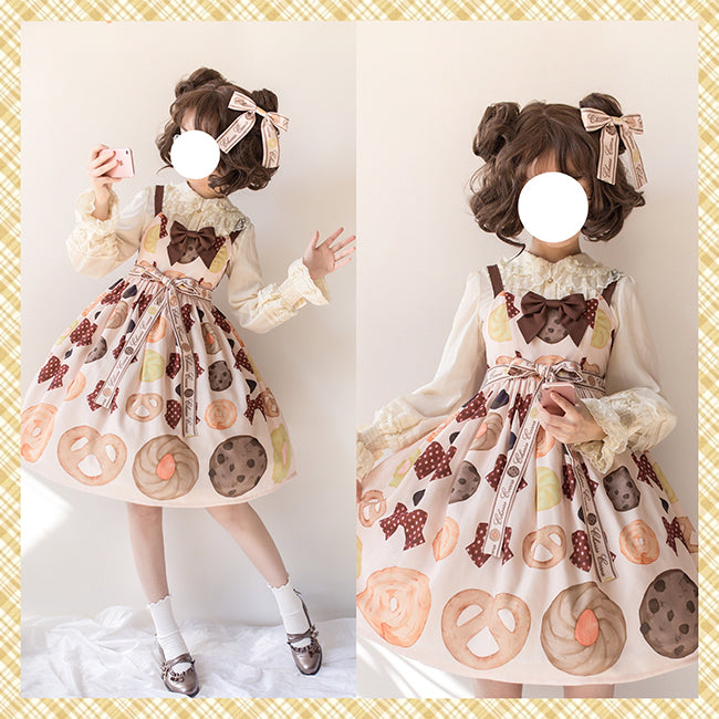 (BuyForMe) Cheese Cocoa~Sweet Cookies~Kawaii Lolita JSK   