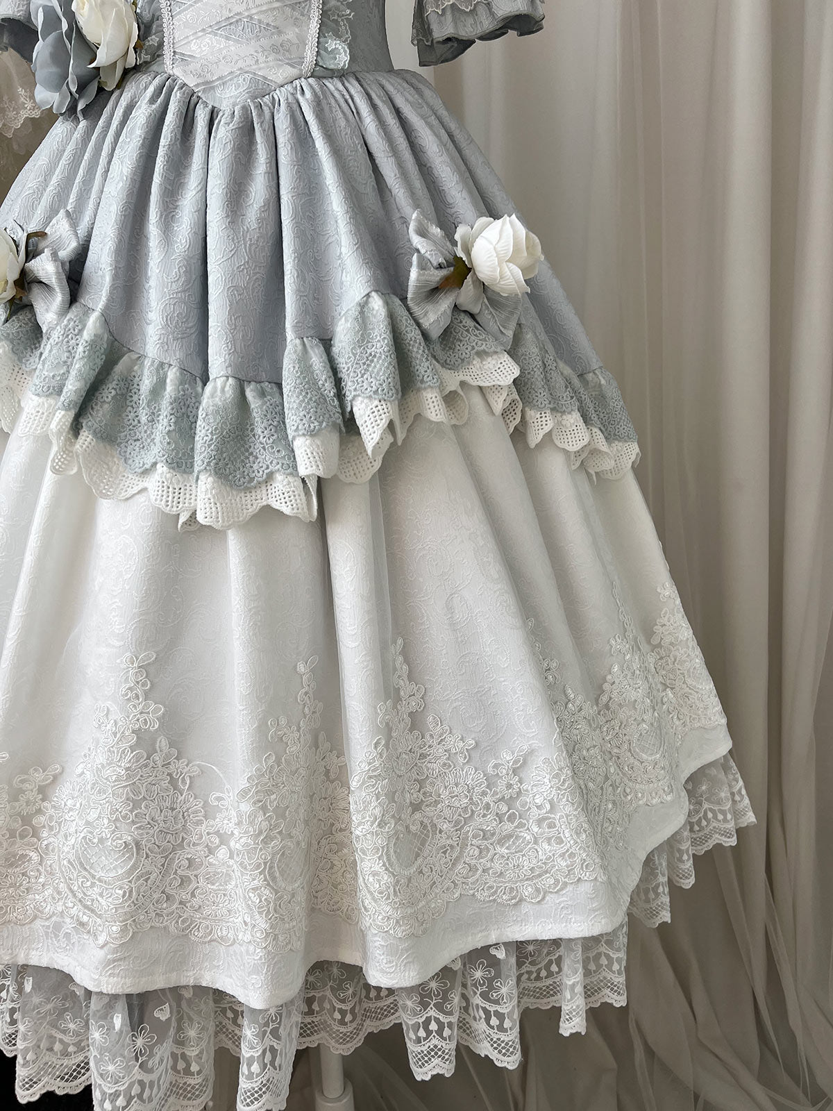 Grey lolita dress best sale