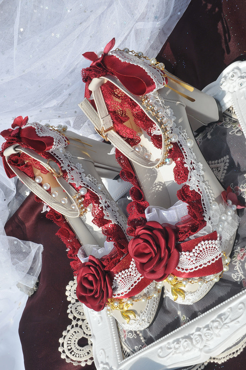 Hexagram~Handmade Qi Lolita Shoes   