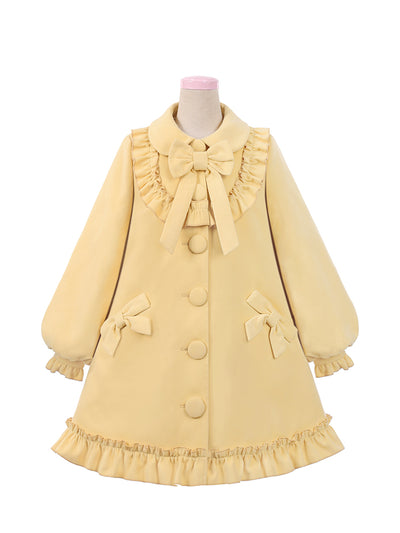 To Alice~Little Li~Kawaii Lolita Woolen Overcoat 0(S) yellow coat 