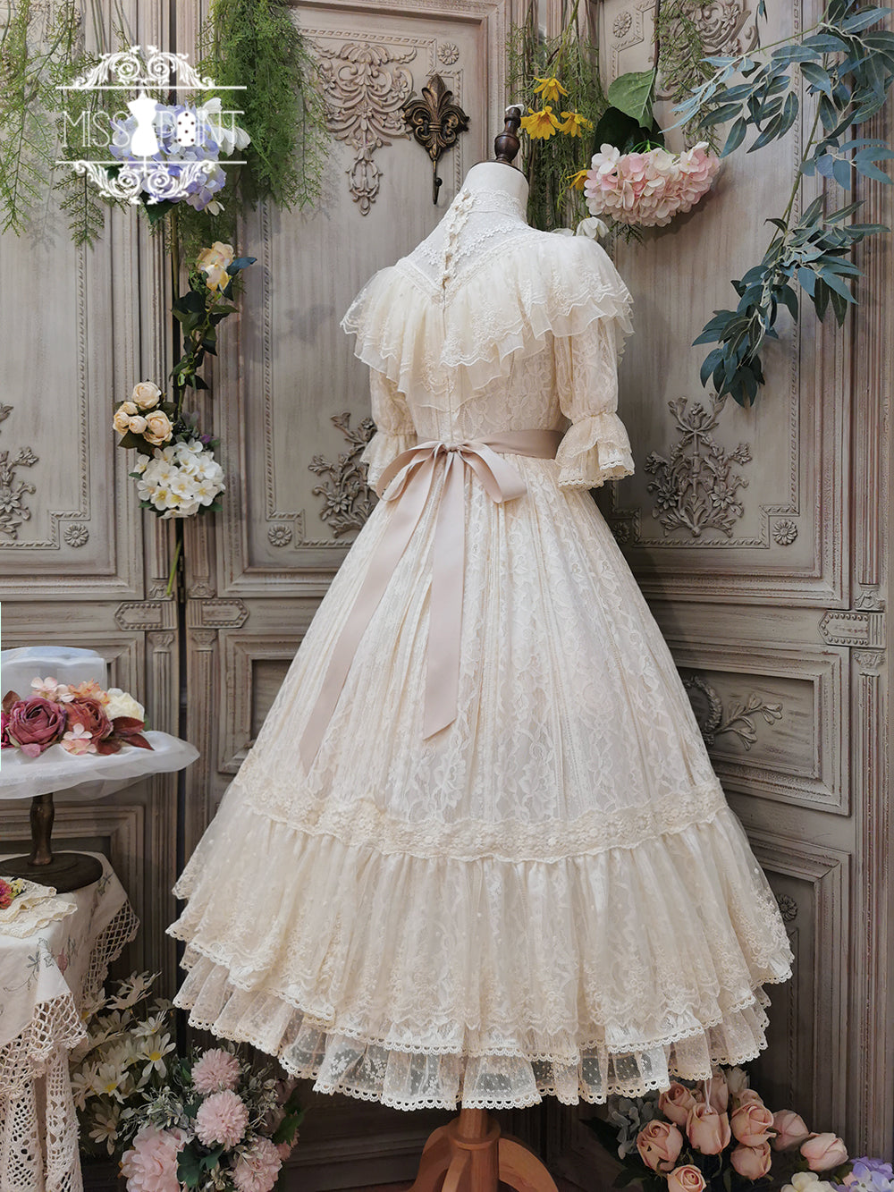 Miss Point~Woody Rose~Pure Color Lolita OP 352:63179