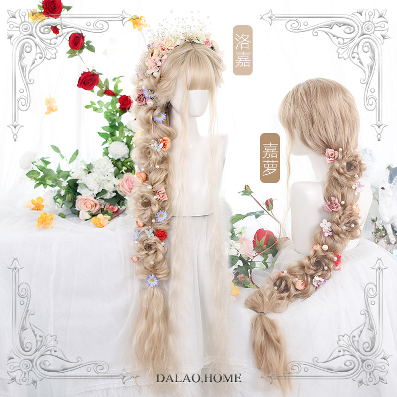Dalao Home~Multicolors 120cm Curly Lolita Wig   