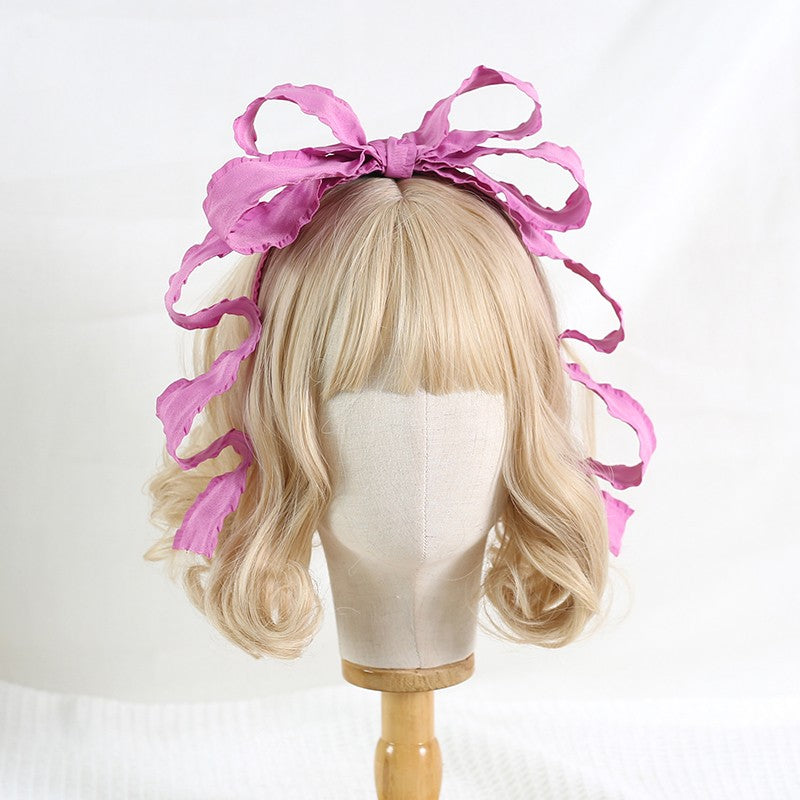 Xiaogui - Miss Furla - 3D Bowknot Doll Lolita KC Purple rose