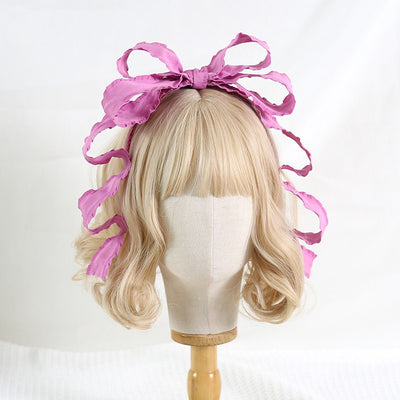 Xiaogui~Miss Furla~3D Bowknot Doll Lolita KC purple rose  