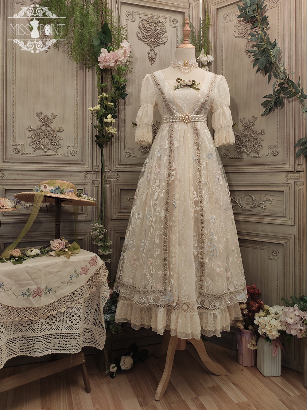 Miss point~Sally's Garden~Luxuriant Royal Lolita OP (2XL L M S XL XS) 1772:46363