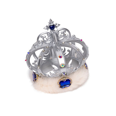 Youpairui~Lolita Cane And Crown Accessory silver pumpkim crown  