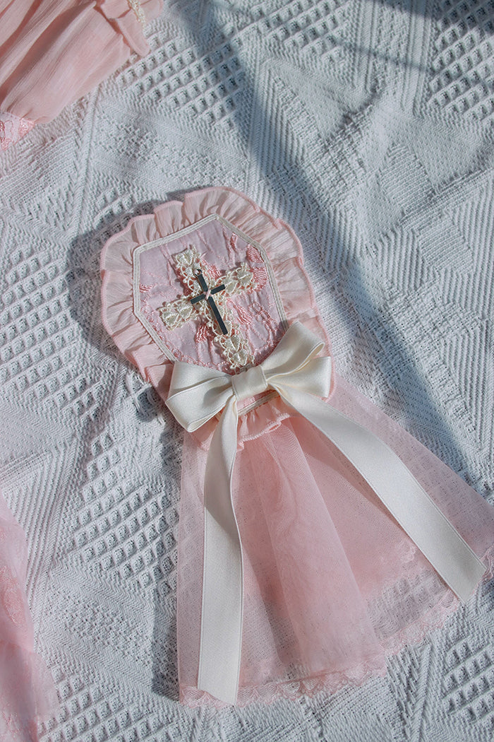 Alice Girl - Cross Maiden - Gothic Lolita Hair Clips Veil Headbow