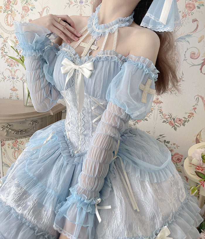 Gothic Lolita Dress Ballet Halterneck Lolita JSK Dress