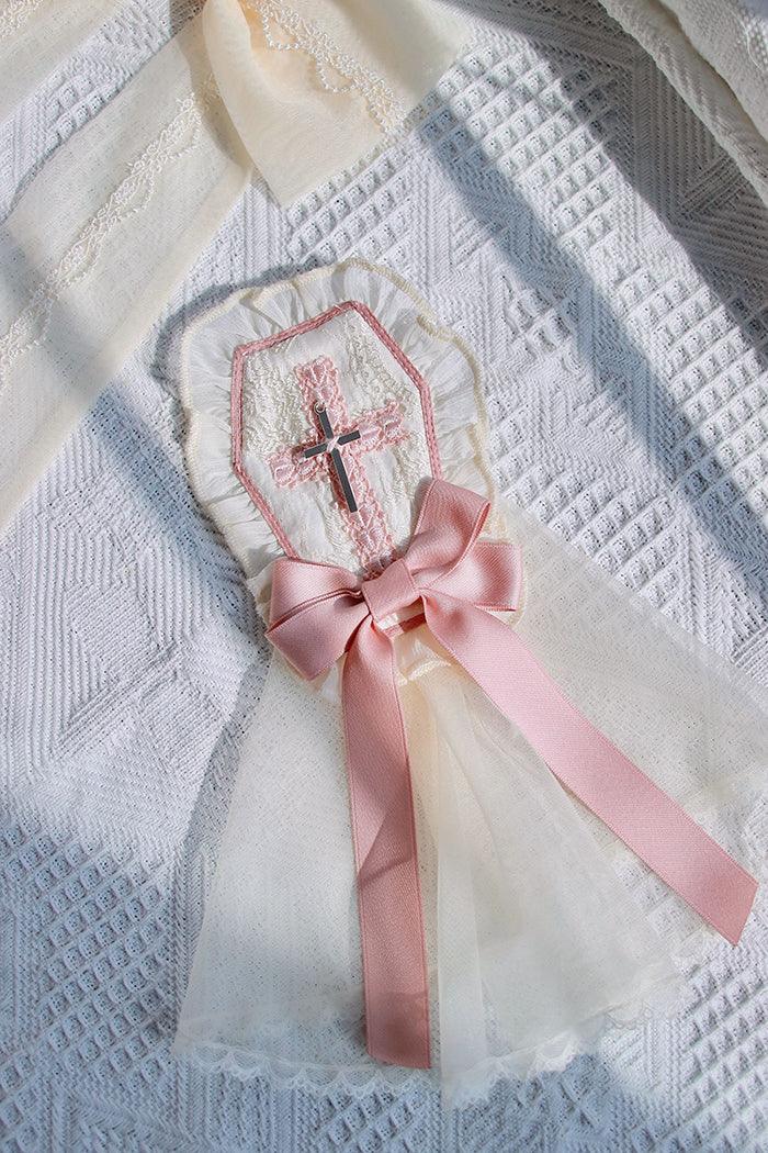 Alice Girl - Cross Maiden - Gothic Lolita Hair Clips Veil Headbow