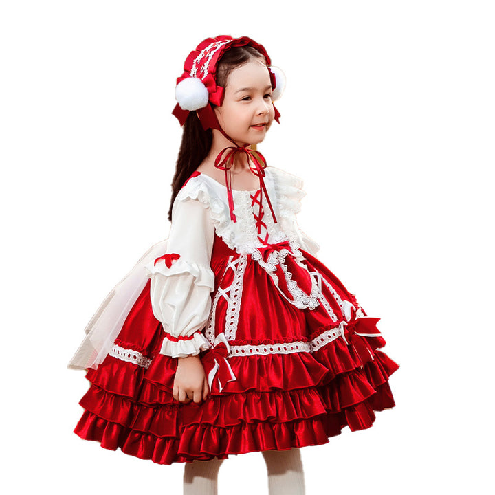 Sweet Kid Lolita Princess Velvet Dress   