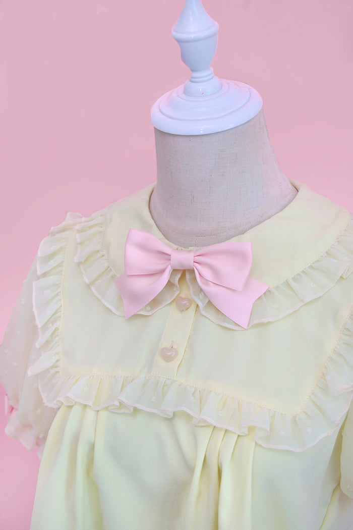 Alice Girl~Rainbow Candy Lolita Blouse Peter Pan Collar Shirt   