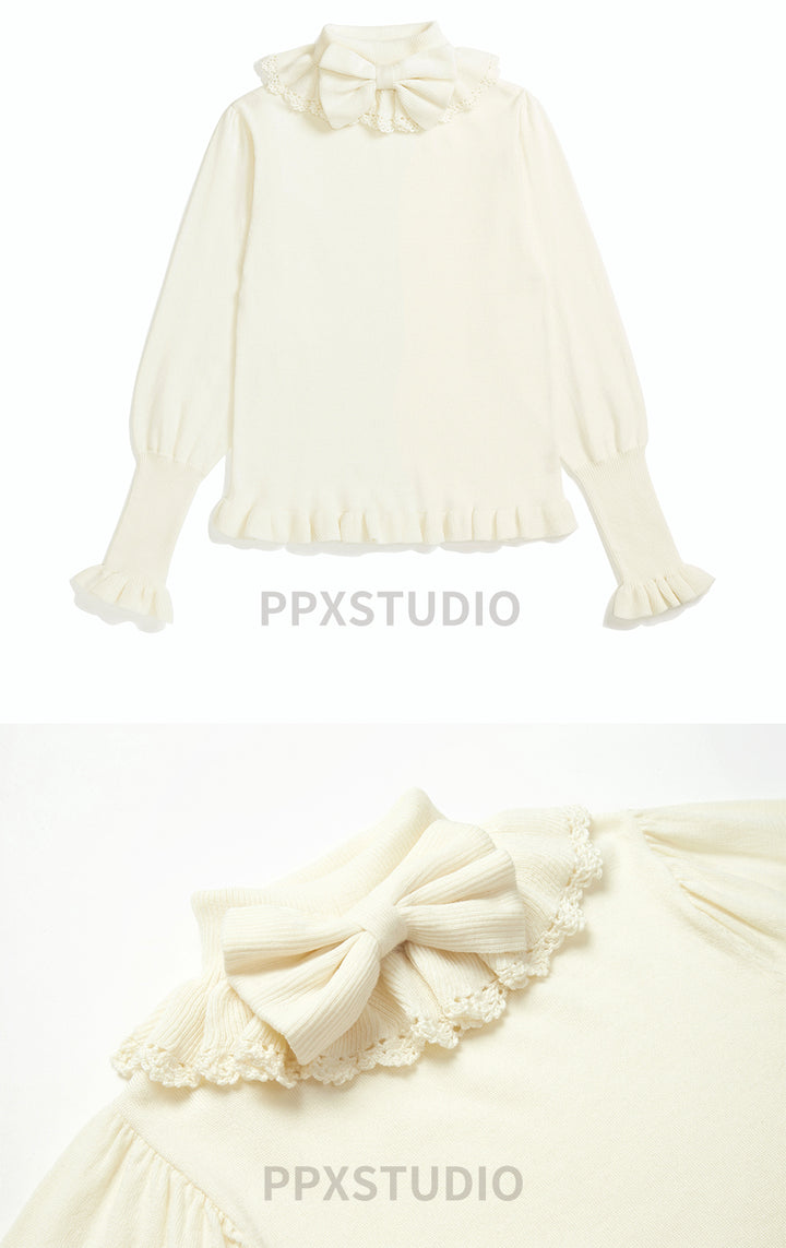 (BuyForMe) PPX STUDIO~Sweet Lolita Woolen Sweater Multicolors   