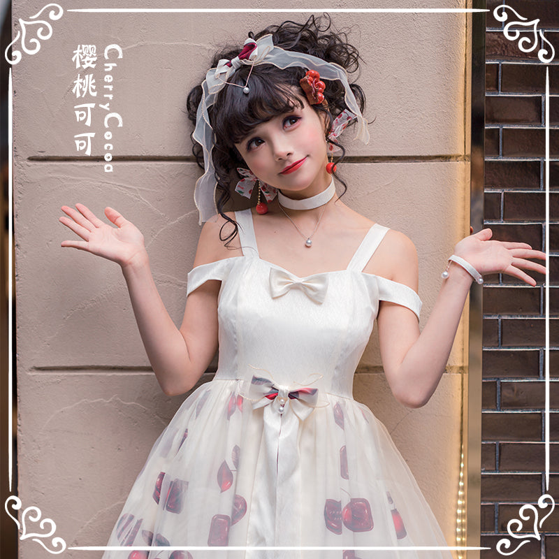 Precious Clove~Cherry Cocoa~Lovely Daily Lolita JSK   