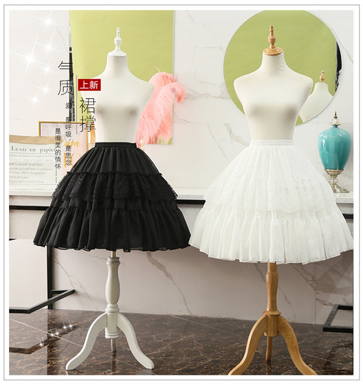 Your Princess~Lolita Fashion Cosplay Fishbone Adjustable Petticoat 2178:40899