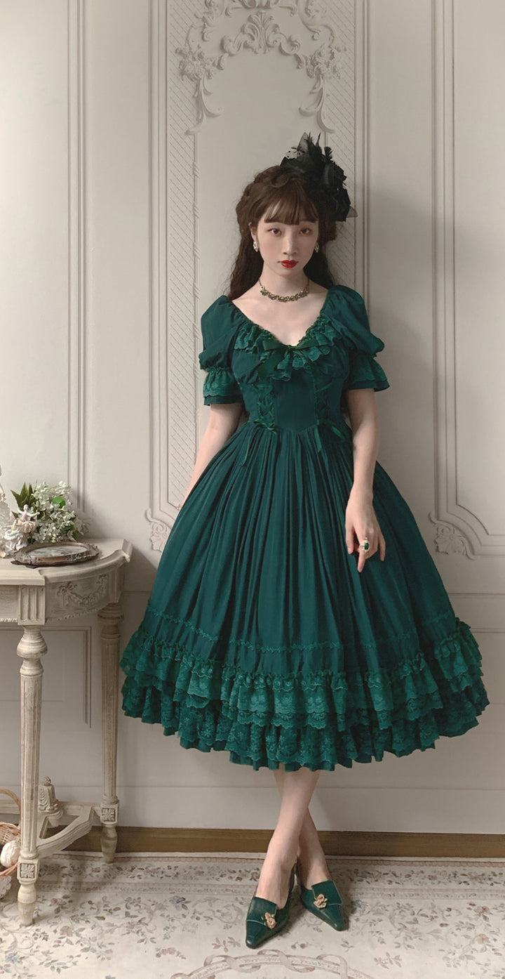 (Buyforme) Sweet Wood~ CLA Vintage French Lolita OP Dress   