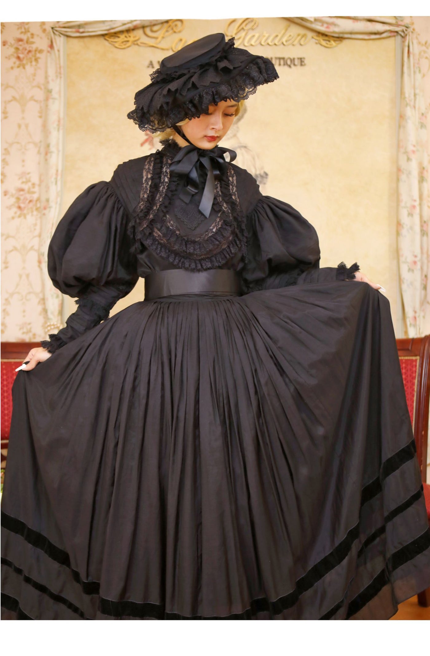 Lace Garden~Cool Summer~Vintage Lolita Victorian Shirt – 42Lolita