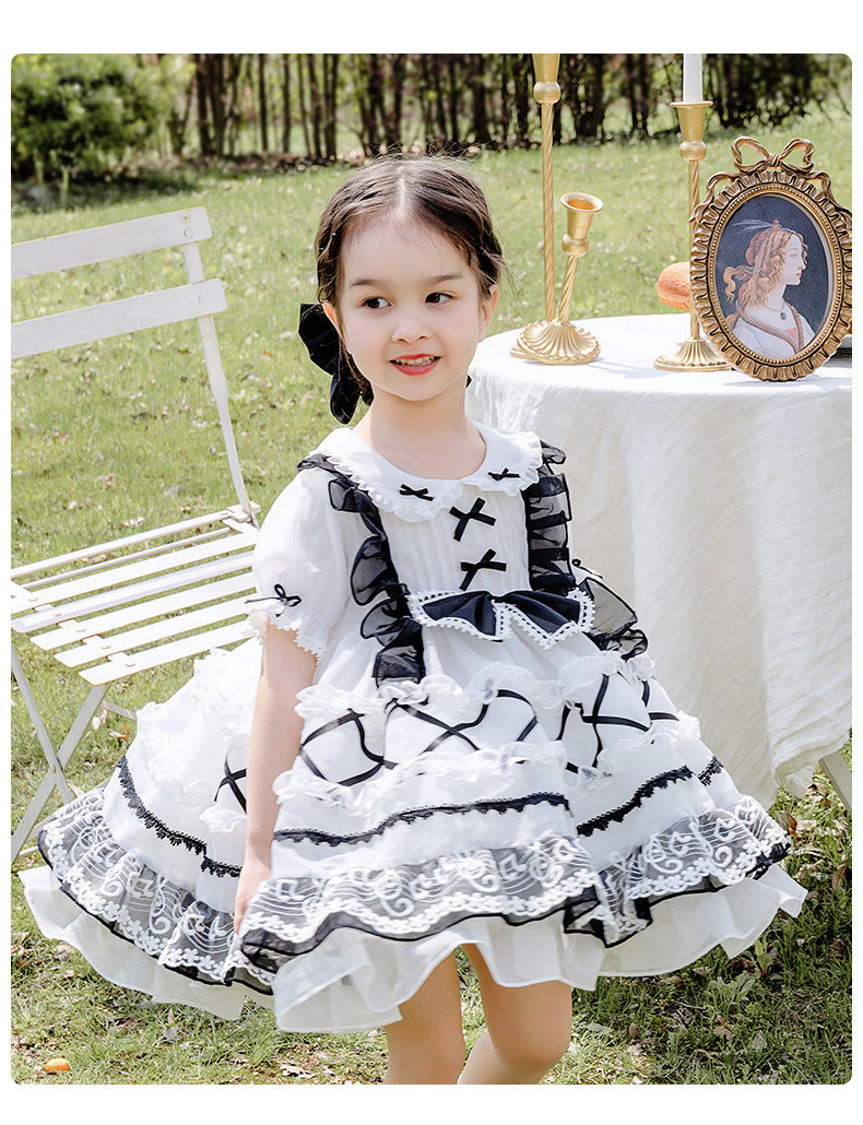 ZIIVAXXY Lolita~Summer Kid Lolita Short Sleeve Dress   