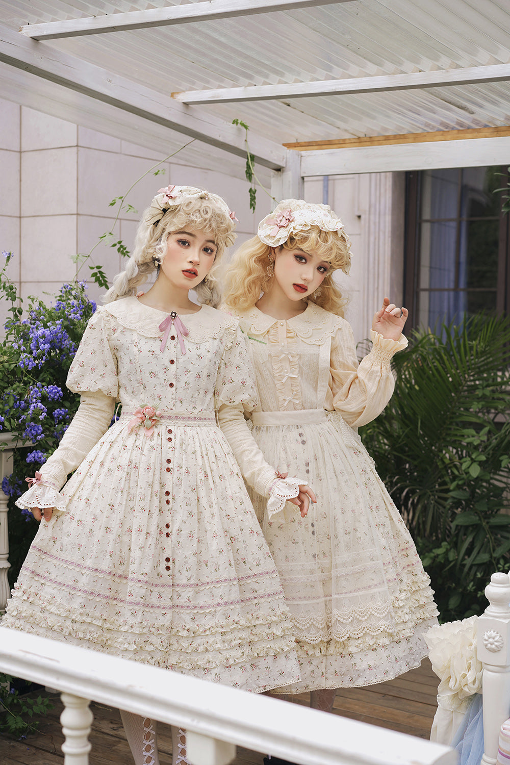 Miss Point~Flower and Alice~Idyllic Retro Floral Country Lolita SK   