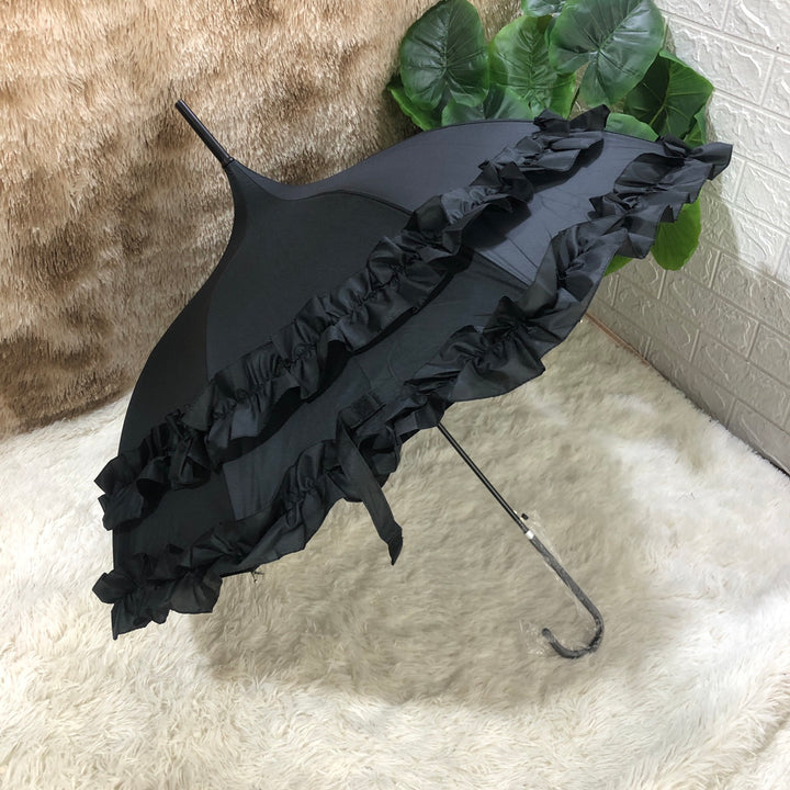 Pagoda-shaped Princess Sunscreen Elegant Lolita Parasol   