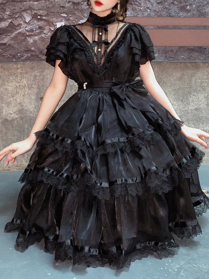 Your Princess~Castle Night~Dark Themed Gothic Lolita OP   