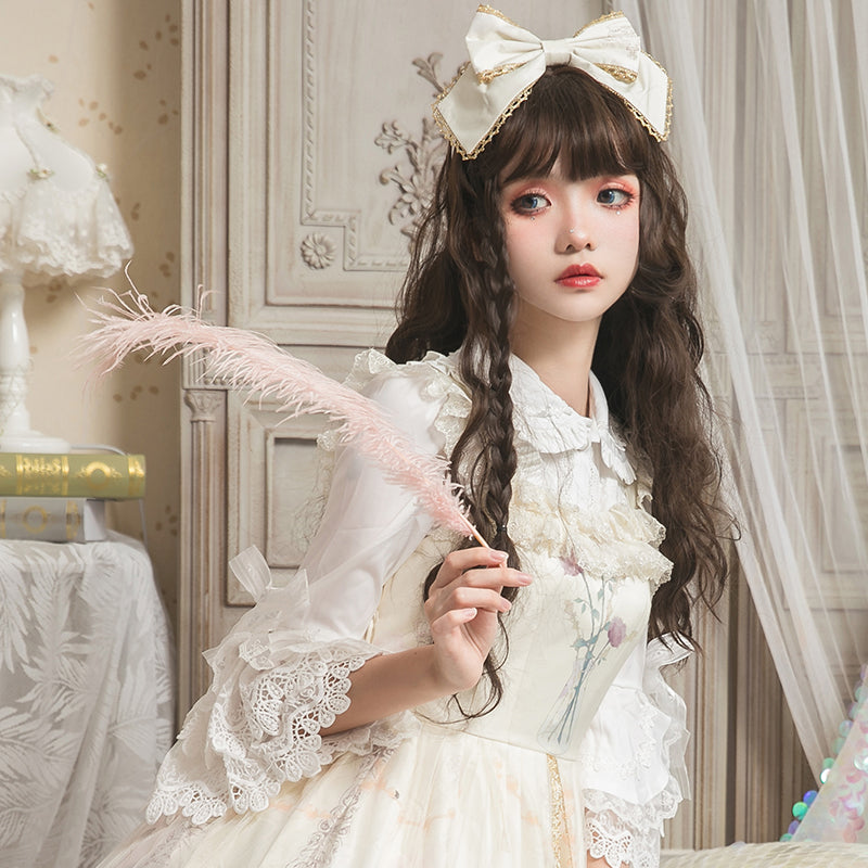 (Buy for me) Sweet Princess Sleeves Lolita Blouse   