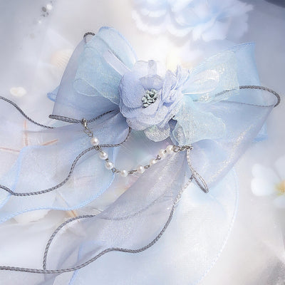Fantasy Mirror~Hiding In The Deep For Spring~Wedding Lolita Accessories free size side clip (one piece) 